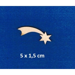Gwiazda Betlejemska 5x1,5cm / SKLEJKA #3mm / nr I